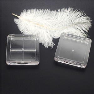 En stock, directo de fabricante, estuche de acrílico cuadrado transparente rosa de 4 colores para sombras de <span class=keywords><strong>ojos</strong></span>, tipo bandeja DIY para animales, de repuesto. - Product Image 3