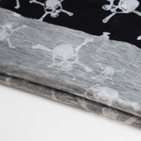 YIFAN Cache-cou multifonctionnel en maille polyester respirant sans couture, cache-visage, écharpe chaude, masque de cyclisme, cache-cou tête de mort fantôme pour