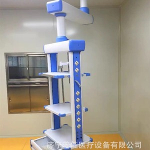 Medical Pendant Tower Double Arm Laparoscopic Tower Anesthesia Tower Icu Suspension Bridge Electric 220V Ce Certified - Product Image 2
