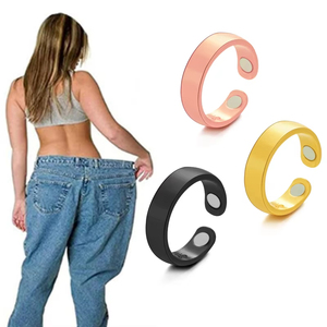 Anillos de Terapia Magnética de Moda Punk para Pérdida de Peso, para Hombres y Mujeres, Anillo Antirronquidos, Adelgazante, Quema Grasa, Joyería para el Cuidado de la Salud - Product Image 1