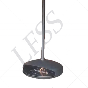 Chimenea independiente para interiores de etanol ecológico sin humo y respetuosa con el medio ambiente, flotante, ovalada, de fuego real - Product Image 1