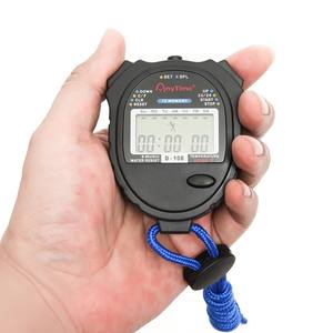 <span class=keywords><strong>Chronomètre</strong></span> de <span class=keywords><strong>sport</strong></span> électronique numérique professionnel pour course à pied, 10 tours, avec 8 alarmes musicales, affichage sur 2 lignes, précision, étanche, température - Product Image 2