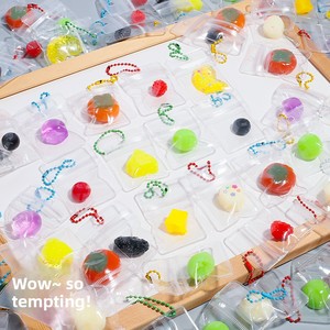 Popular Bagged Fruit PVC Squishy Squeeze <b>Toy</b> Stress Relief Safe Non-toxic Youth Adults Bag Pendant - Product Image 6