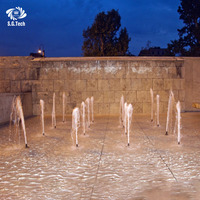 Fontaine musicale dansante à LED moderne de haute qualité pour la décoration de jardin et les équipements de parc