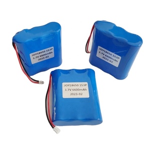 カスタマイズされた3.7V 6600mah 18650 3Pリチウムイオン充電式バッテリーパック (PCBおよびph2.0コネクタ付き) - Product Image 1
