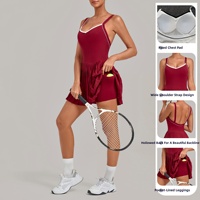 Tenues de tennis uniques pour femmes, tenues de padel pour femmes, robes de tennis pour femmes avec shorts intégrés, vente en gros sans logo