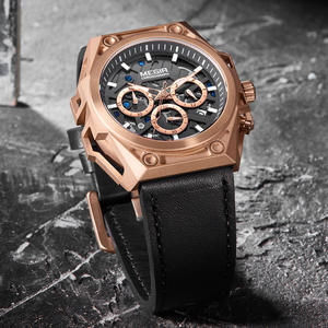 Montre sport à quartz multifonctionnelle chronographe étanche avec boîtier en acier inoxydable 316 - Product Image 2