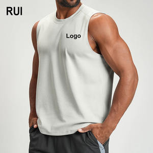 RUIQUWIN Bulk Order Summer Men's Sports Tank Top Breathable Moisture Wicking Sleeveless Gym Clothes Casual Fitness Running <b>Vest</b> - Product Image 1