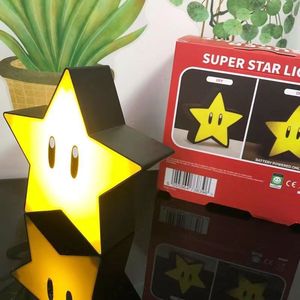 <span class=keywords><strong>Super</strong></span> lámpara de escritorio LED <span class=keywords><strong>Super</strong></span> Mary, signo de interrogación, sonido, luz nocturna, Control táctil, Material ABS, regalo de estrella para aplicación de dormitorio - Product Image 3