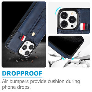 Etui de téléphone en cuir pour <span class=keywords><strong>iPhone</strong></span> 14 13 12 Mini 11 Pro XS Max XR X 8 7 6 6S Plus <span class=keywords><strong>SE</strong></span> <span class=keywords><strong>2020</strong></span> 2022 Luxury Wallet Card Cover - Product Image 6