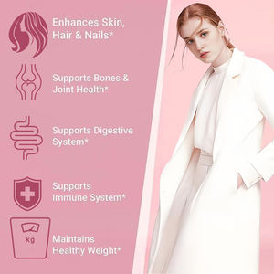 La poudre de peptides multi-collagène de marque privée améliore la peau, les cheveux et les ongles Supplément de collagène bovin hydrolysé - Product Image 5