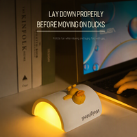 Lampe de chevet portable pour enfants, LED créative, USB, canard lesté, mini rechargeable, décoration de chambre, lampes de table rechargeables
