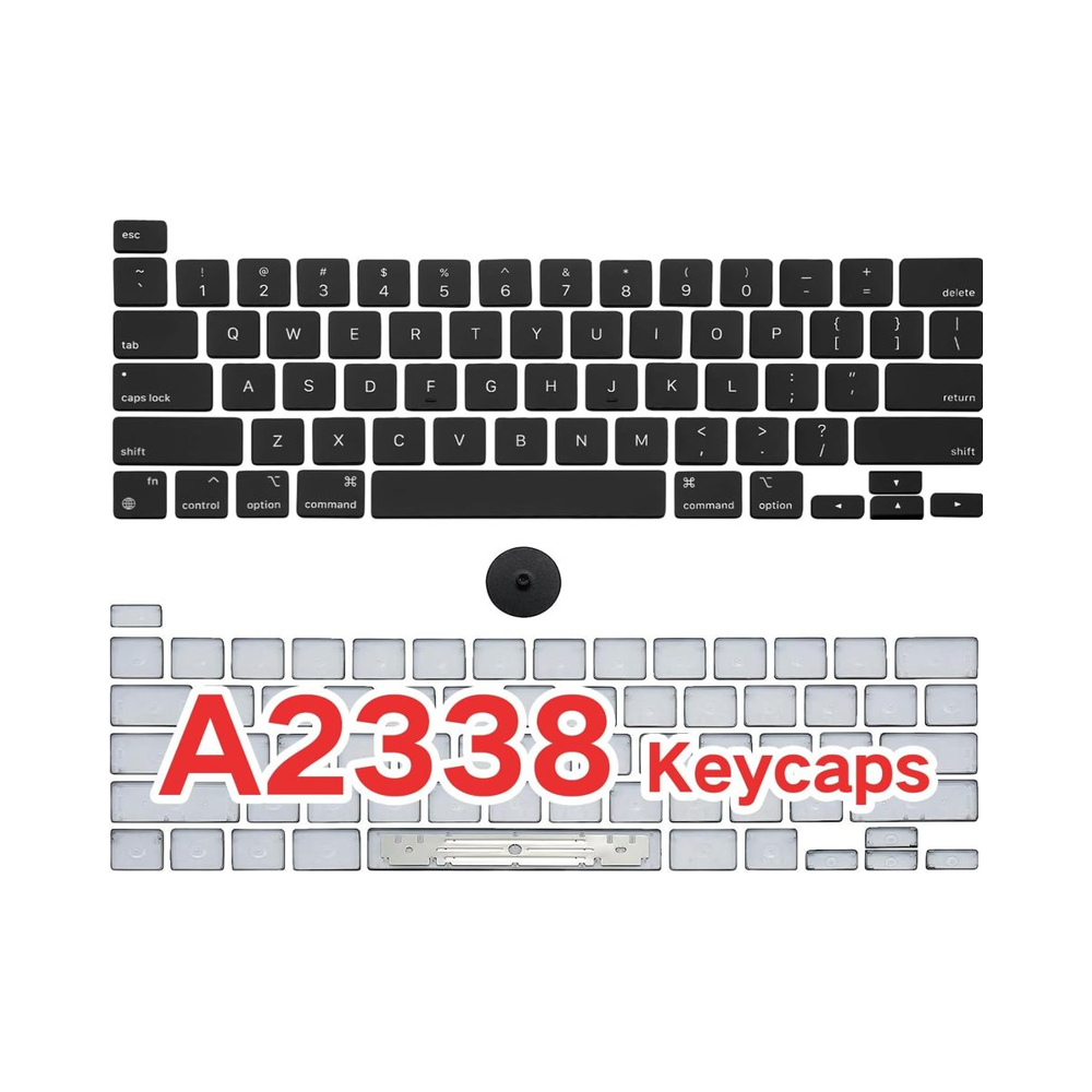 Keyboard <strong>Key</strong> <strong>Caps</strong> <strong>Replacement</strong> for <strong>MacBook</strong> Pro 13" A2338 M1 2020 Keycaps with Removal Tool US UK EU RU FR SP