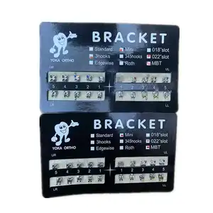 Offre Spéciale! Supports métalliques orthodontiques, support Standard, Mini MBT 0.022, fente 3 crochets pour outils de dentiste