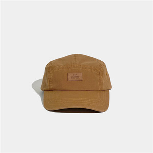 Sombrero barato <span class=keywords><strong>de</strong></span> 5 paneles, sombrero <span class=keywords><strong>de</strong></span> gorra para deportes al aire libre, sombrero Snapback <span class=keywords><strong>de</strong></span> campamento sombrero <span class=keywords><strong>de</strong></span> 5 paneles no estructurado con parche <span class=keywords><strong>de</strong></span> cuero - Product Image 6