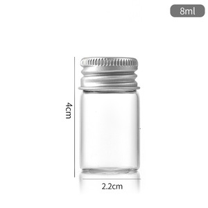 5ml 7ml 8ml 10ml 12ml15ml <span class=keywords><strong>20ml</strong></span> 25ml 30ml rõ ràng vít cổ hình ống chai thủy tinh với nắp nhôm trôi chai - Product Image 4