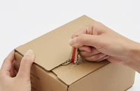 Boîtes de colisage personnalisées pour plantes, boîtes d'expédition sans ruban adhésif, boîtes à fermeture éclair faciles à ouvrir