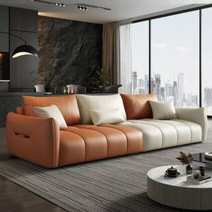 أريكة عصرية لغرفة المعيشة بأسعار المصنع، ناعمة ومريحة ومقاومة للاتساخ، محشوة بالإسفنج عالي الكثافة، جودة موثوقة وراقية - Product Image 1