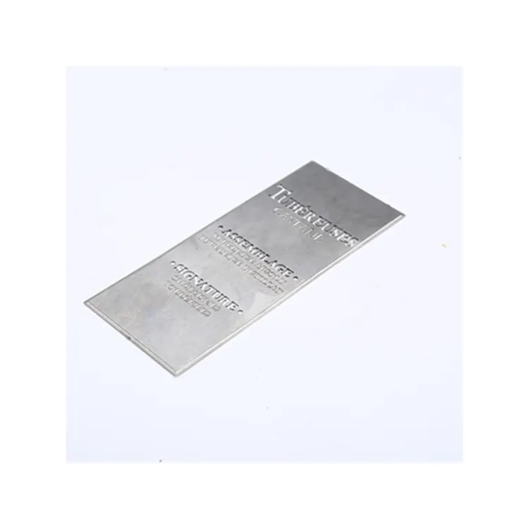 New Stainless Steel Laser Cut Nfc Contactless Chip Credit Card Metal Business Card with Qr Code