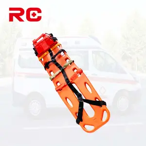 Emergency Rescue Board Patient Transfer HDPE Spine Board Ambulance Stretcher With Straps