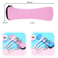 Couverts en acier inoxydable 18/10 pour enfants, personnalisés, argenterie, pour bébé, offre spéciale