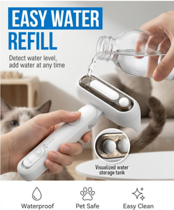 Produits d'usine originaux en vogue 2026 – Accessoires pour animaux <span class=keywords><strong>de</strong></span> compagnie : Brosse démêlante en spray douce pour chats et chiens, peigne en ABS anti-poils volants - Product Image 2