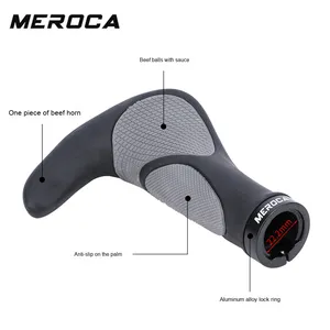 <span class=keywords><strong>Guidon</strong></span> de vélo confortable Meroca avec poignée en caoutchouc et klaxon, accessoires de route pour <span class=keywords><strong>VTT</strong></span>, housse incluse - Product Image 4