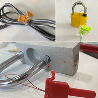 Sceau de sécurité à verrouillage par torsion serré pour les joints de compteur d'électricité prépayés de cylindre de GPL