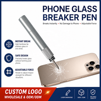 Outil de démontage de verre, stylo diamanté pour briser le verre, pour la réparation de l'objectif de l'appareil photo d'iPhone et le démontage du verre arrière