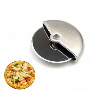Cortador de Pizza de Acero Inoxidable 304 de Alta Calidad con Logotipo Personalizado, Herramienta de Cocina con Rueda Individual - Product Image 2