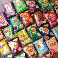 Chips de pommes de terre Lay's en gros, saveurs variées, snacks chinois, frites, en promotion, sachet de 70g