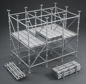 ระบบนั่งร้านแบบริงล็อคสำหรับ<span class=keywords><strong>งาน</strong></span>ก่อสร้าง นั่งร้านมือสองสำหรับขาย ระบบนั่งร้านสำหรับช่างนั่งร้าน - Product Image 4