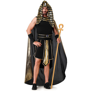 Costume da faraone egitto antico Halloween egitto egitto uomo re donne Cleopatra regina Cosplay carnevale medievale <span class=keywords><strong>coppia</strong></span> abito da festa - Product Image 3