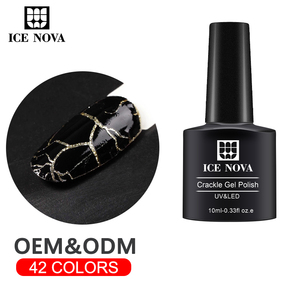 Rissiger UV-Gel-Nagellack mit Crackle-Effekt für Nagelstudios, HEMA-frei, TPO-frei - Product Image 2