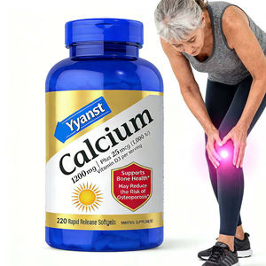 Cápsulas de Gel Suave de Calcio y Vitamina D para Adultos, Apoyo Nutricional Deportivo OEM/ODM para la Salud Ósea, Inmunológica y de las Articulaciones (Personalizable) - Product Image 1