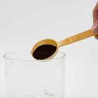 Plastic portiecontroleschep voor koffie, melkthee & fruitpoeder, met antislip handvat