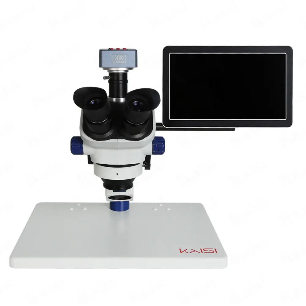 Microscopio Stereo trinoculare riparazione telefono Kaisi TX-350E microscopio 7-50X zoom continuo