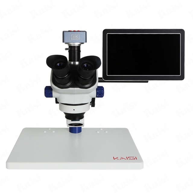 Trinocular Stereo Microscope Phone Repair Kaisi TX-350E Microscope 7-50X Continuous Zooming