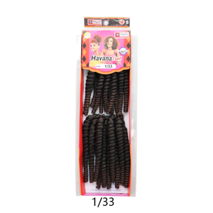 BEZALE 1/33 Prix d'usine Tresses synthétiques pré-bouclées à texture naturelle douce et soyeuse, extensions de cheveux pour coiffures bouclées - Product Image 1