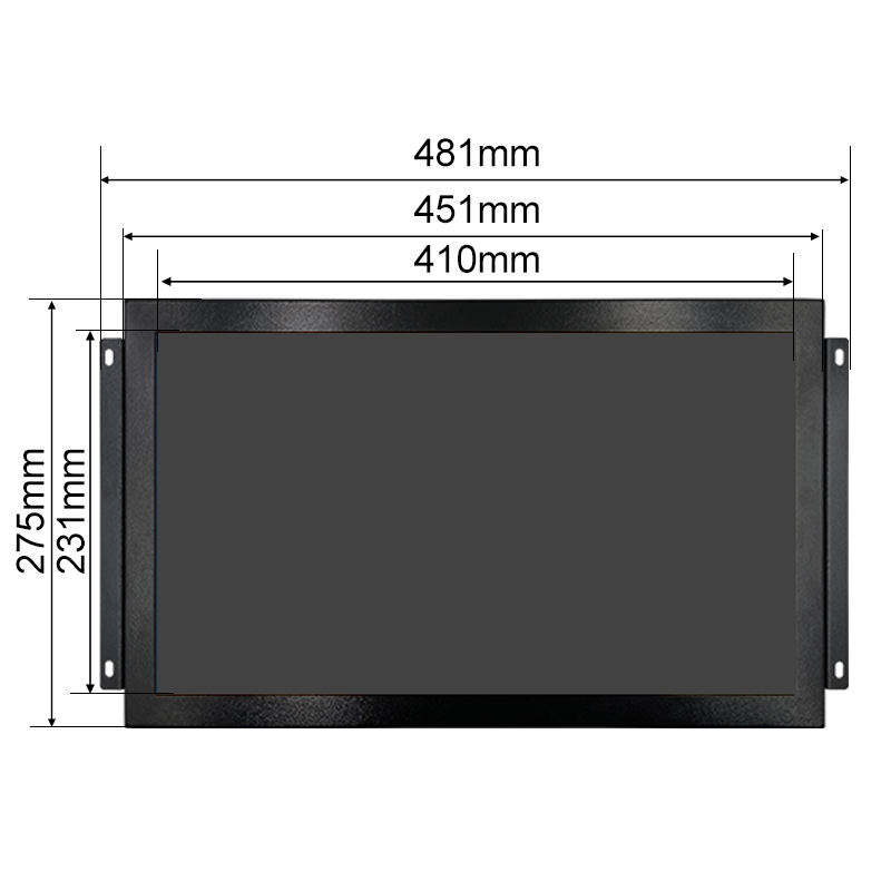 18.5 Inch Industrial Monitor HD-MI VGA AV BNC Industrial LCD Display Screen Metal Case Open Frame Embedded Monitor