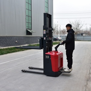 냉동식품 및 유제품 저장용 내한성 스탠딩 드라이브 전동 스태커 - Product Image 2