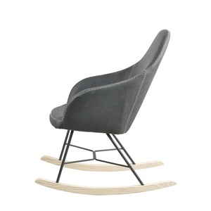 <span class=keywords><strong>Comprar</strong></span> de china muebles <span class=keywords><strong>para</strong></span> el hogar nuevo diseño tela americano sala de ocio silla mecedora con base de madera - Product Image 4