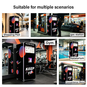 Máquina expendedora de café autoservicio con pantalla táctil de 27 pulgadas, la más vendida, con función de limpieza automática, basada en tecnología en la nube. - Product Image 3