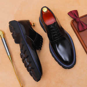 Nouvelles Chaussures Oxford en Cuir Véritable <span class=keywords><strong>de</strong></span> Vache Respirantes pour Hommes Grande Taille – Idéales pour le Bureau, les Affaires et les Tenues Professionnelles - Product Image 3