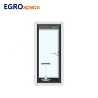Cabine de travail individuelle insonorisée mobile et portable EGROspace pour intérieur