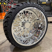 Jantes en alliage forgées polies à profil profond et concave, 24, 26, 30, 28 pouces, pour voitures et camions, entraxes 6x139.7, 8x170, 8x6.5, 8x180, 5x5.5