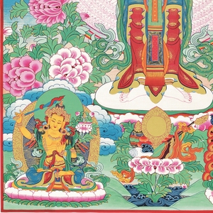 Réplique de Thangka bouddhiste sur <span class=keywords><strong>toile</strong></span>, portrait de Guanyin à mille mains, collection muséale, haute résolution, anti-UV, écologique - Product Image 4