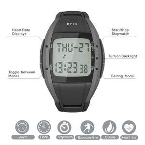 Reloj de Frecuencia Cardíaca de pulso inalámbrico en tiempo real de 5,3 K con correa para el pecho KYTO2803 Admite otros equipos de fitness de 5,3 k para obtener valores - Product Image 5