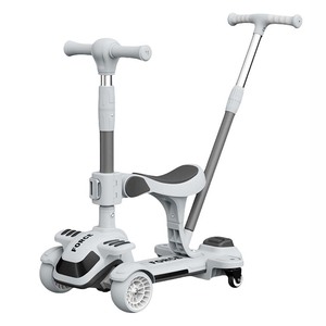 Patinete Infantil Cuatro en Uno para Exteriores con Manillar Plegable y Función de Elevación, con Tres Ruedas y Material Plástico - Product Image 1