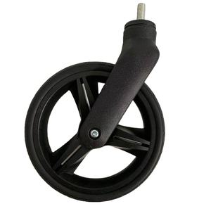 Roue en mousse PU de 7,5 pouces avec jante en plastique, accessoires pour poussette, roue avant, dureté 70-75A, 313,8 g, 190 mm de diamètre extérieur, certifiée - Product Image 1